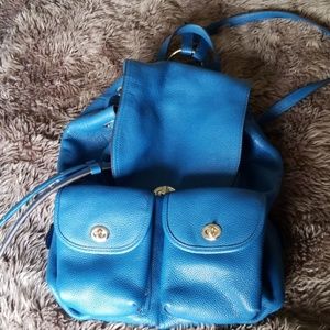 Coach backpack in royal blue